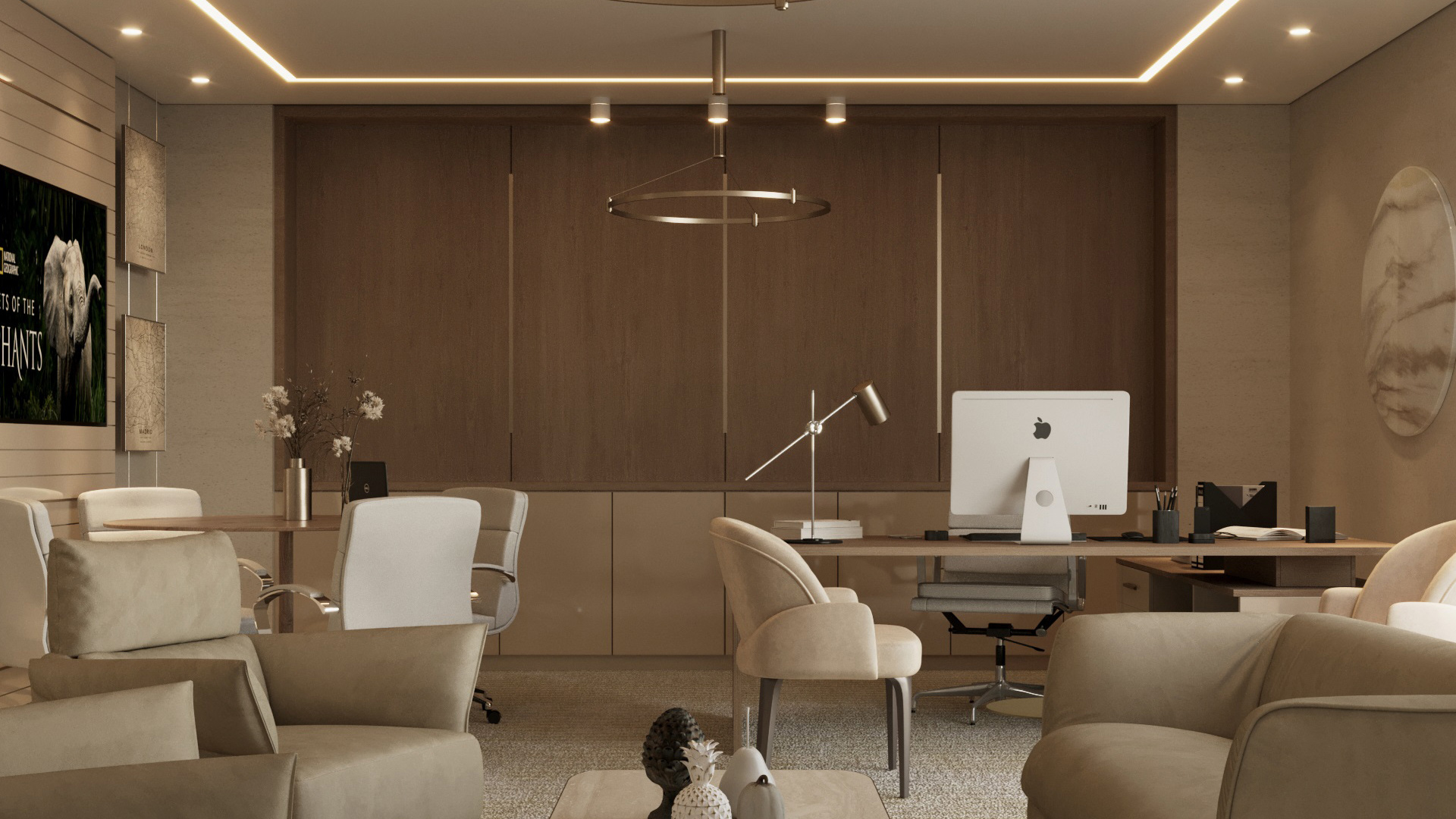 Office interior by LSC — SOLV offices, Abu Dhabi