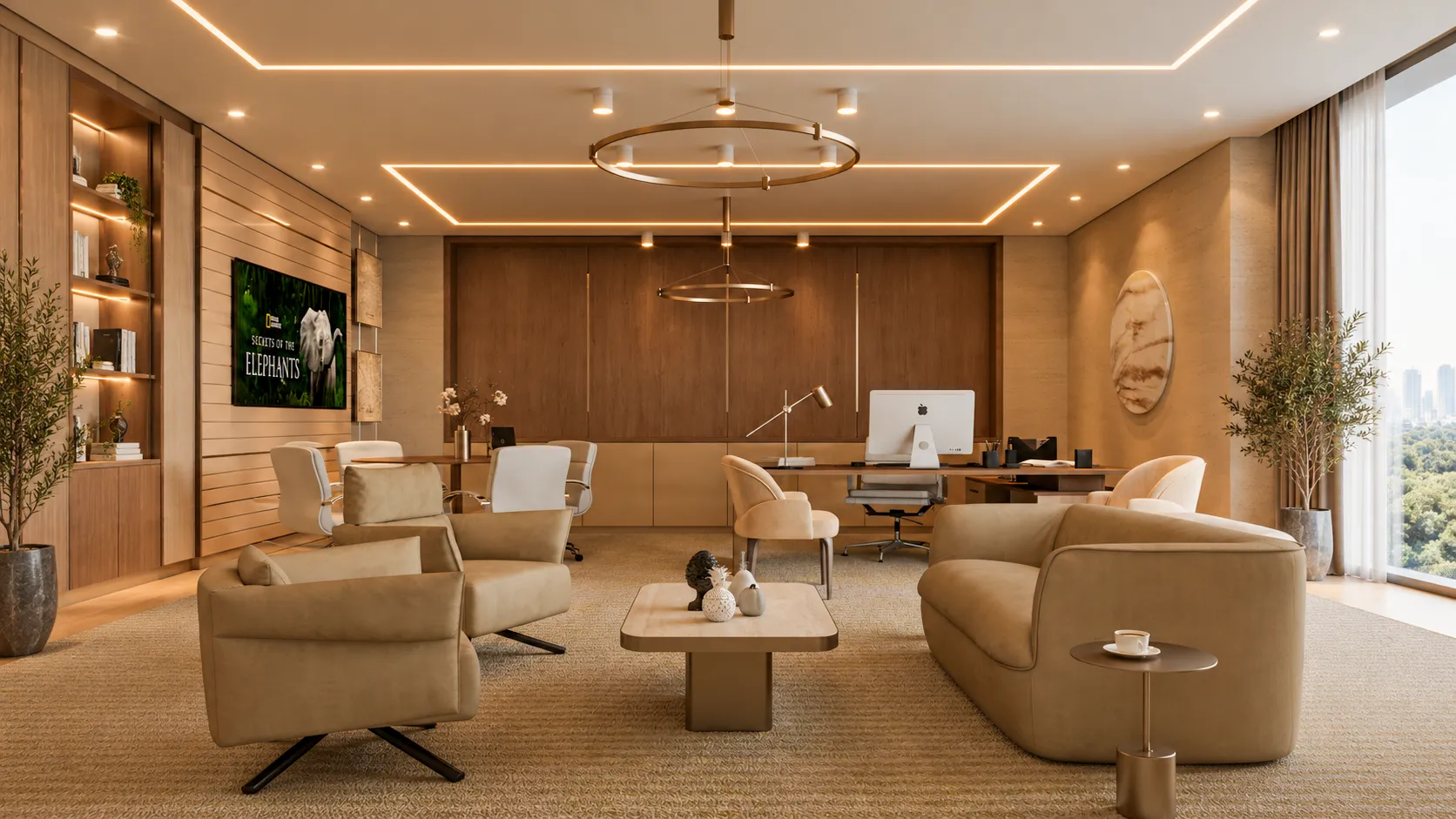 Office interior by LSC — SOLV offices, Abu Dhabi